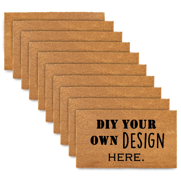 Plain Coir Blank Doormat Bulk Pack – 30x17 Inch