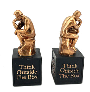 Thinker Bookends Set of 2