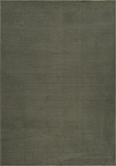 Green Striped Area Rug – Machine Washable, Pet Friendly