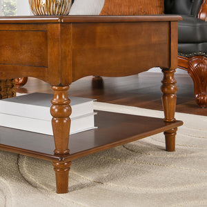 Living Room Coffee Table and End Table Set with Storage Drawers