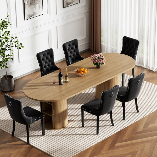 Extendable Dining Table Set with Chairs – 7, 9 & 11-Piece
