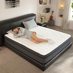 10-Inch Hybrid Pocket Coil Mattress – Euro Top, Medium Firm (Full & Queen)