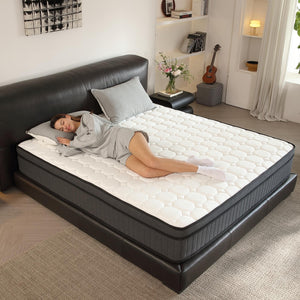 10-Inch Hybrid Pocket Coil Mattress – Euro Top, Medium Firm (Full & Queen)