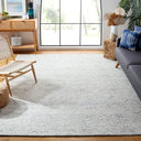 Handmade Wool Area Rug 8x10 Modern Floral Low Pile