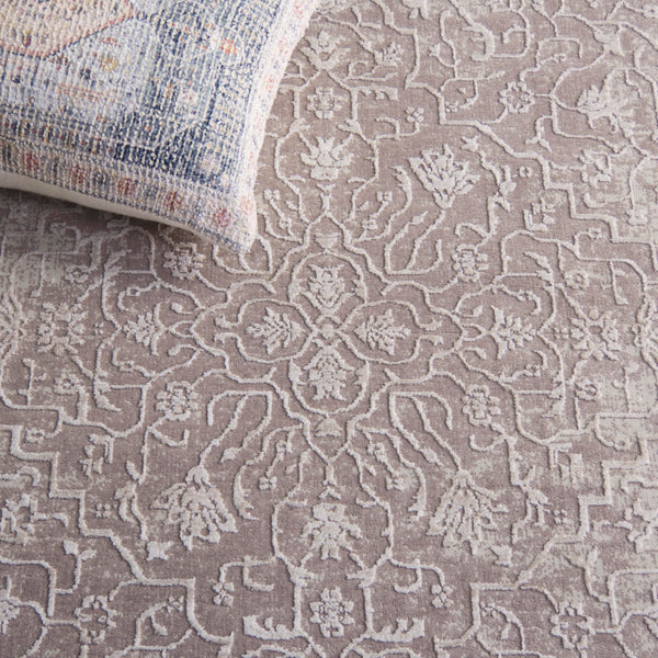 5x8 Oriental Area Rug – Machine Woven Transitional Vintage Rug