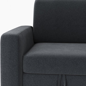 L-Shaped Sleeper Sectional Sofa with Pull-Out Bed, Storage & USB Charging