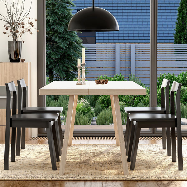 Wood Dining Chairs Set – Mid-Century Modern Accent Chair