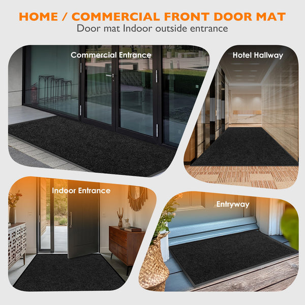 Extra Large Indoor Outdoor Door Mat 4FT x 6FT