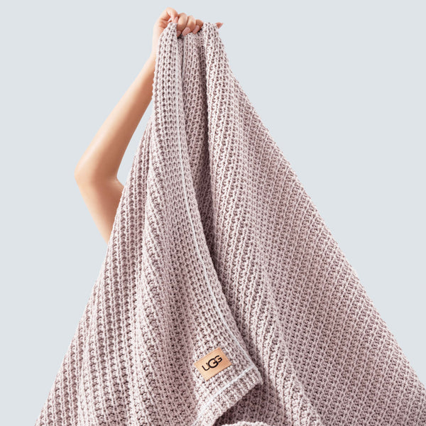 Cotton Waffle Knit Throw Blanket 50x70 Inch