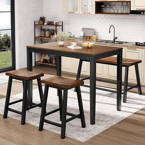 Counter Height Dining Table Set for 4