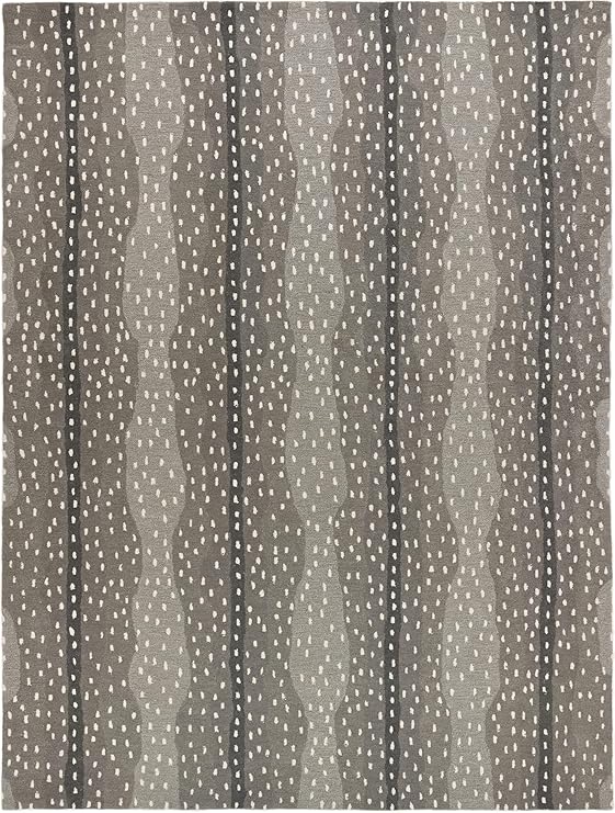 Hand-Tufted Wool Area Rug – Antelope Pattern