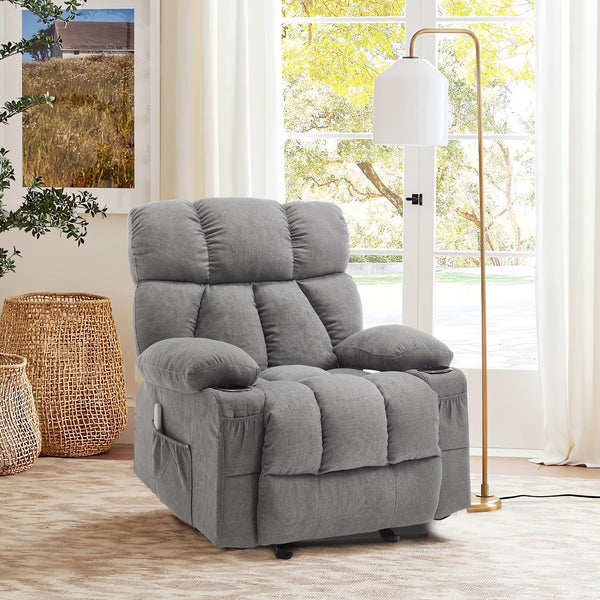 Massage Rocker Recliner Chair with Heat & Vibration