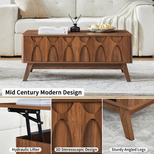 Lift Top Coffee Table with Hidden Storage