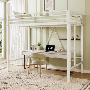 Twin Metal Loft Bed