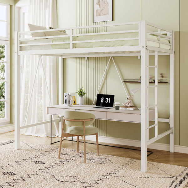 Twin Metal Loft Bed