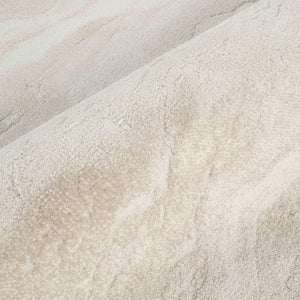 Cream Abstract Area Rug – Vintage Pattern, Non-Shedding, Pet & Kid Friendly