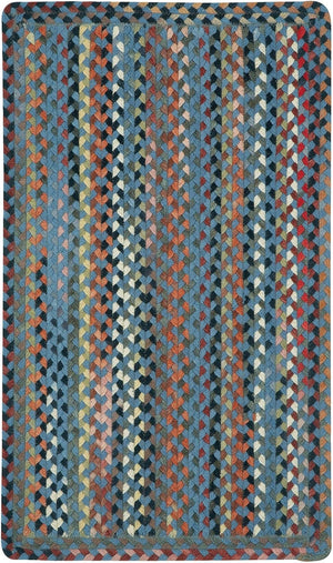Oval Braided Wool Area Rug 11'4" x 14'4"