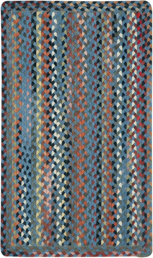 Oval Braided Wool Area Rug 11'4" x 14'4"