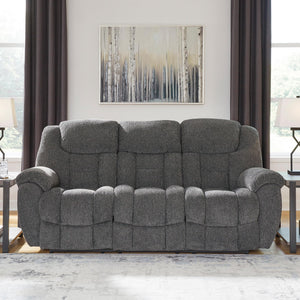 Reclining Sofa & Loveseat Set – Grey Performance Fabric