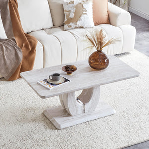 Modern Rectangle Coffee Table with Storage