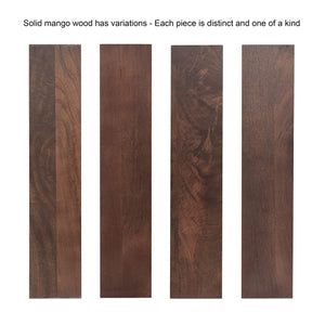 Two-Tier Mango Wood Side Table