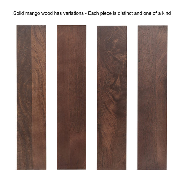 Two-Tier Mango Wood Side Table