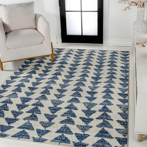 Moroccan Geometric Area Rug — 7'9" x 10' Rectangular