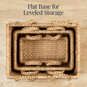 3-Piece Woven Storage Basket Set