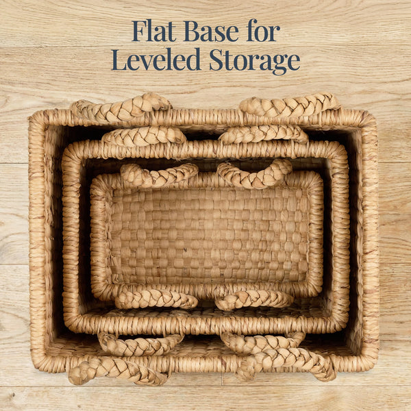 3-Piece Woven Storage Basket Set