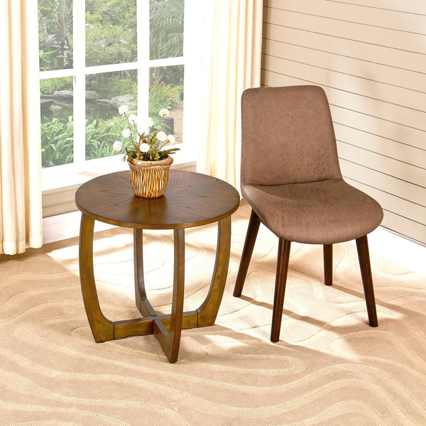 Mid-Century Modern Round End Table