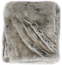 Faux Fur Oversized Throw Blanket with Velvet Plush Reverse