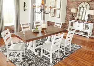 Farmhouse Extendable Dining Table with Leaf