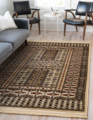 Bokhara Area Rug 3x5 – Polypropylene Medium Pile