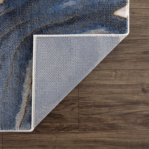 Modern Grey Area Rug 6x9 - Machine Washable