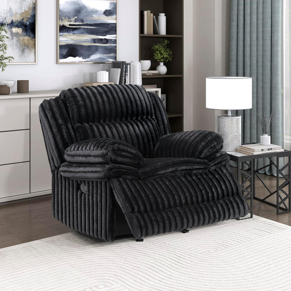 Corduroy Reclining Sofa Set with Pillow Top Arms & Pocket Coil Cushions