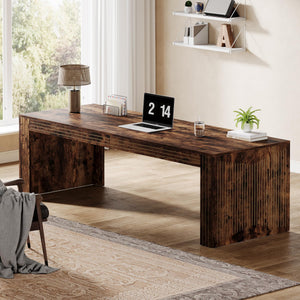 79-Inch Two-Person Double Computer Desk