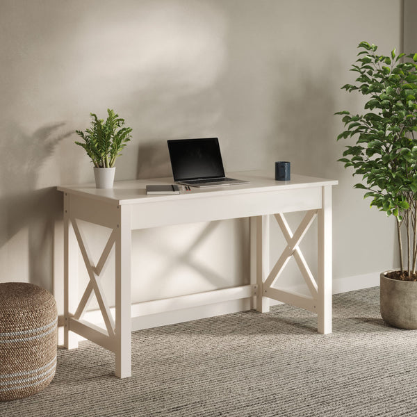 X-Pattern Writing Desk for Home Office, Bedroom & Study