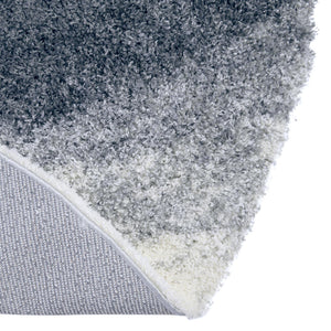 6 Ft Round Shag Area Rug – Abstract Swirl Pattern