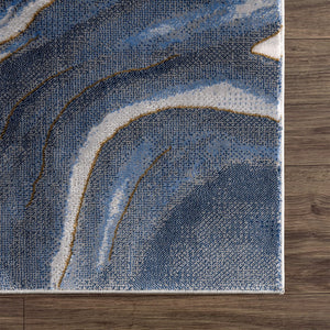 Modern Grey Area Rug 6x9 - Machine Washable