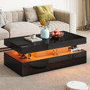 LED Coffee Table with Storage