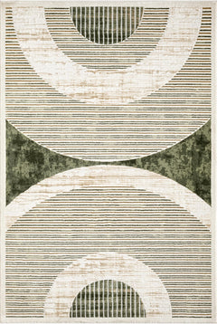 Mid-Century Modern Geometric Area Rug