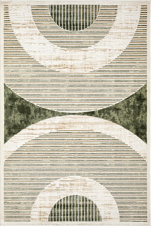 Mid-Century Modern Geometric Area Rug