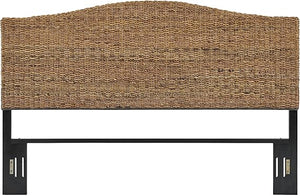 Handwoven Banana Leaf Arched Bed Headboard