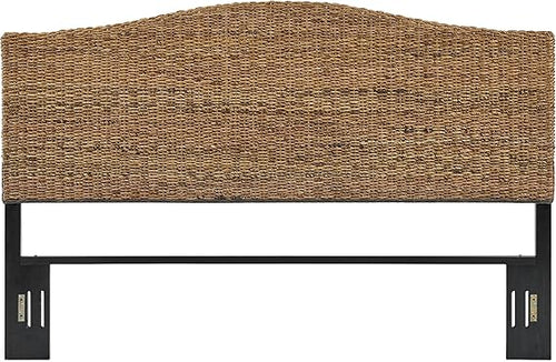 Handwoven Banana Leaf Arched Bed Headboard