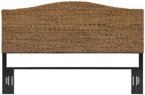 Handwoven Banana Leaf Arched Bed Headboard