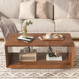Mid-Century Modern Rectangle Coffee Table