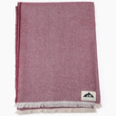 Baby Alpaca Wool Throw Blanket – Herringbone Woven
