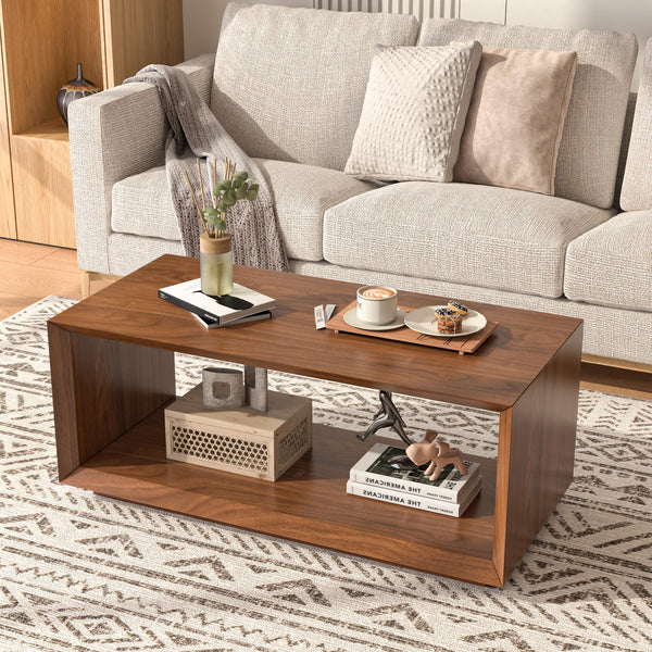 Mid-Century Modern Rectangle Coffee Table