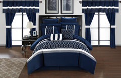 24-Piece Comforter Set – Blue