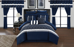 24-Piece Comforter Set – Blue